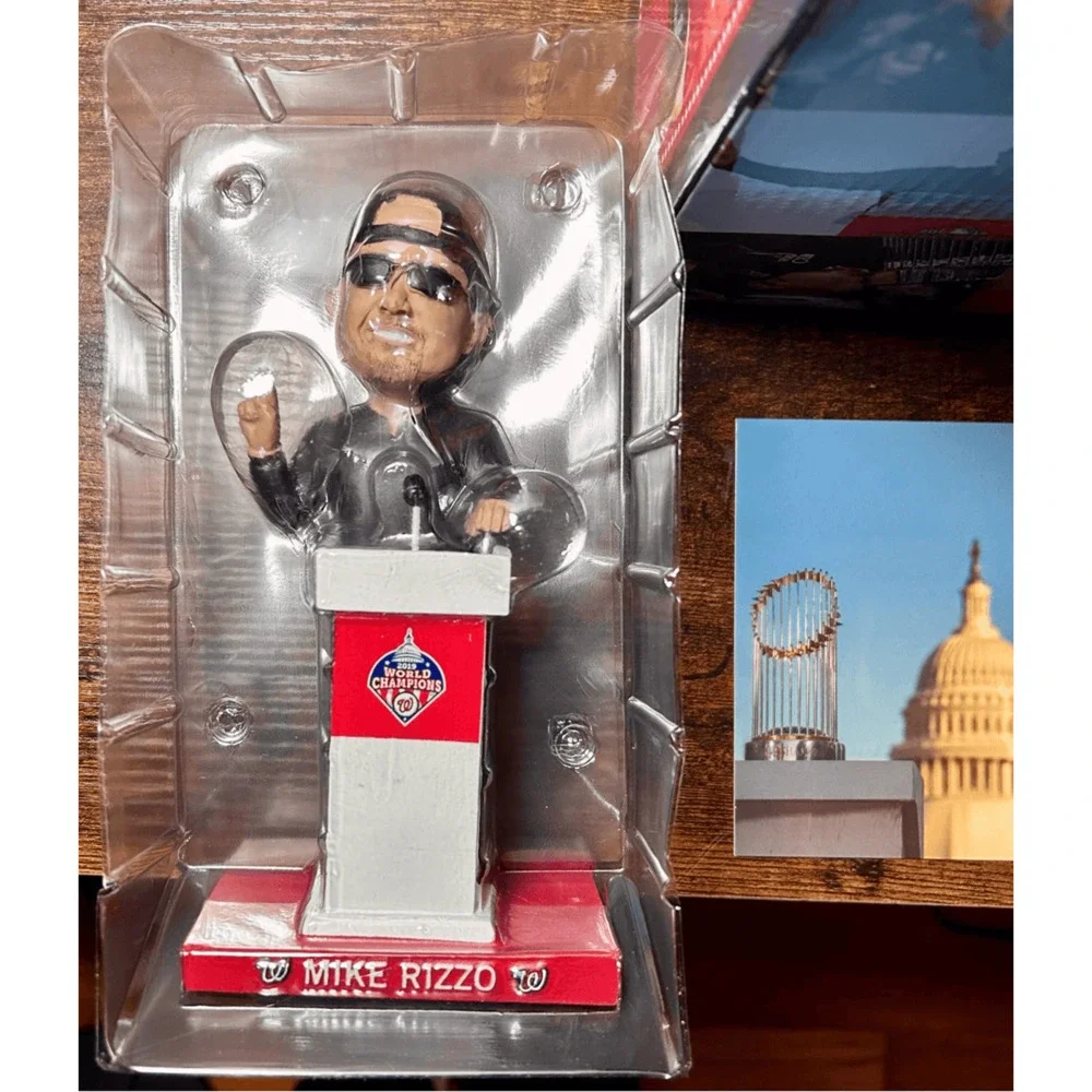 Mike Rizzo Bobblehead Washington Nationals World Series SGA 6/14/2024 BRAND NEW